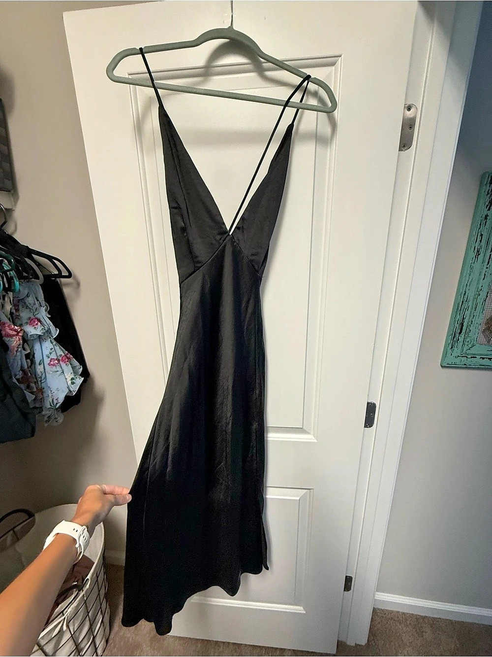 Hello Molly Black Maxi Dress Size Small NWT